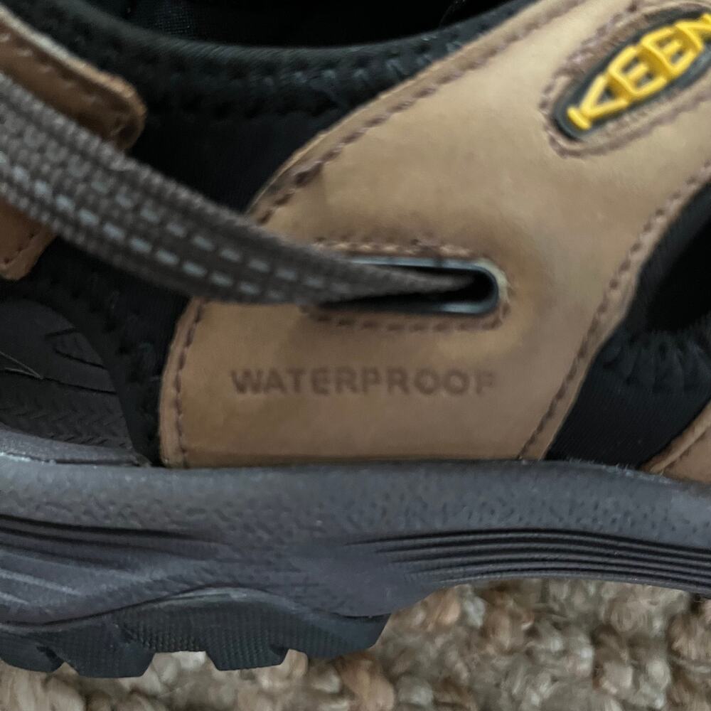 KEEN Newport Leather Sandals Mens 10 Brown Waterproof Hiking Water Shoes - Picture 9 of 15